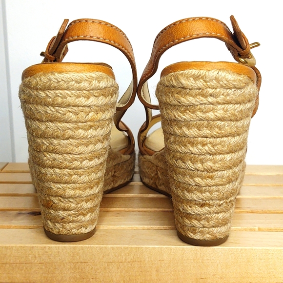Prada🤎Wedge Tan Espadrilles, Size 41, 10-11M 🆕 - Picture 3 of 7